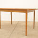 Table à manger pliante en noyer entièrement rénovée, années 1970, Tchécoslovaquie