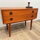 Scandinavian teak commode Denmark 1960s