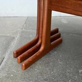 Nest of teak tables from the mid-century by Vildbjerg Møbelfabrik, 1960s, set of 3.