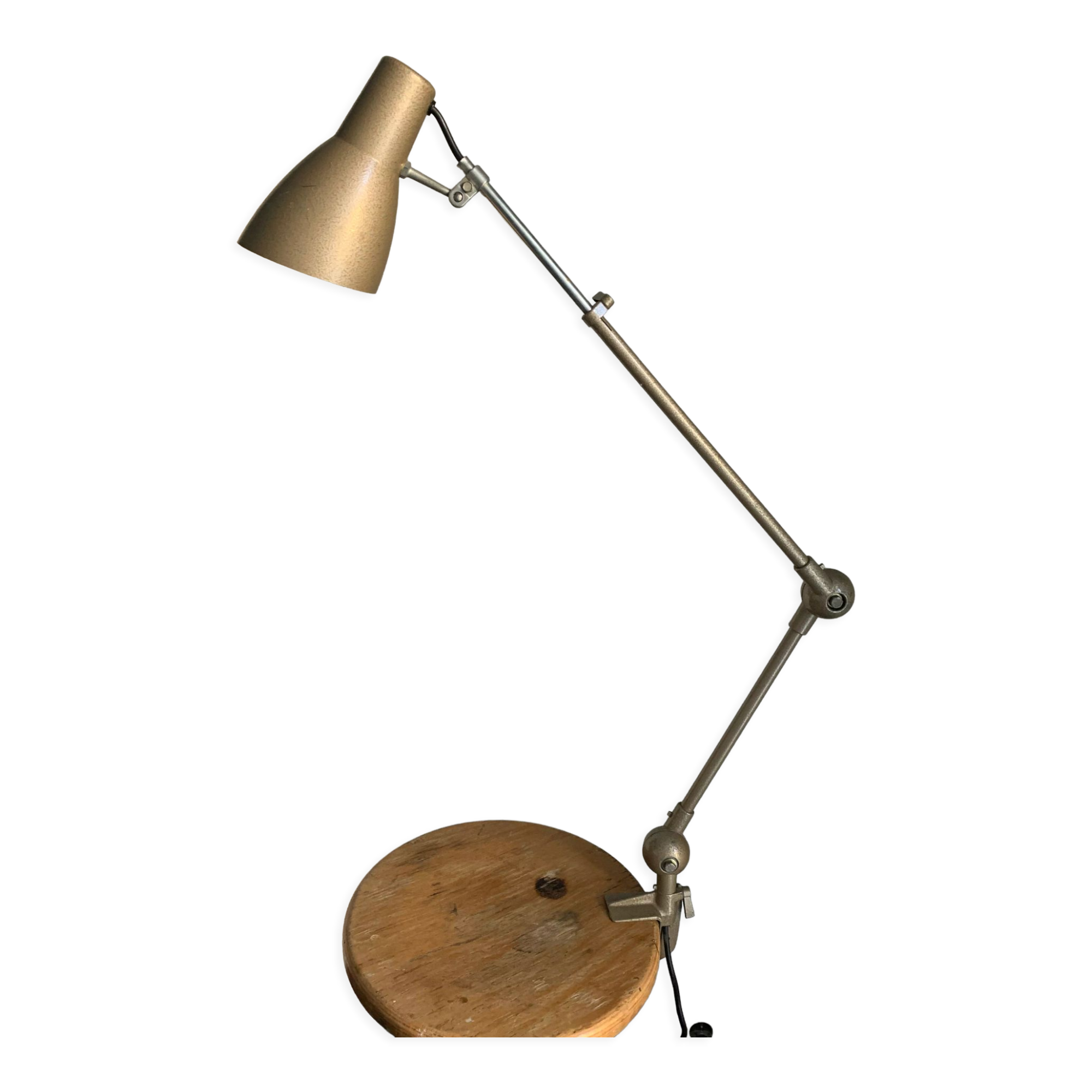 Lamp 1960 industrial Lumina AB champagne - 70 cm
