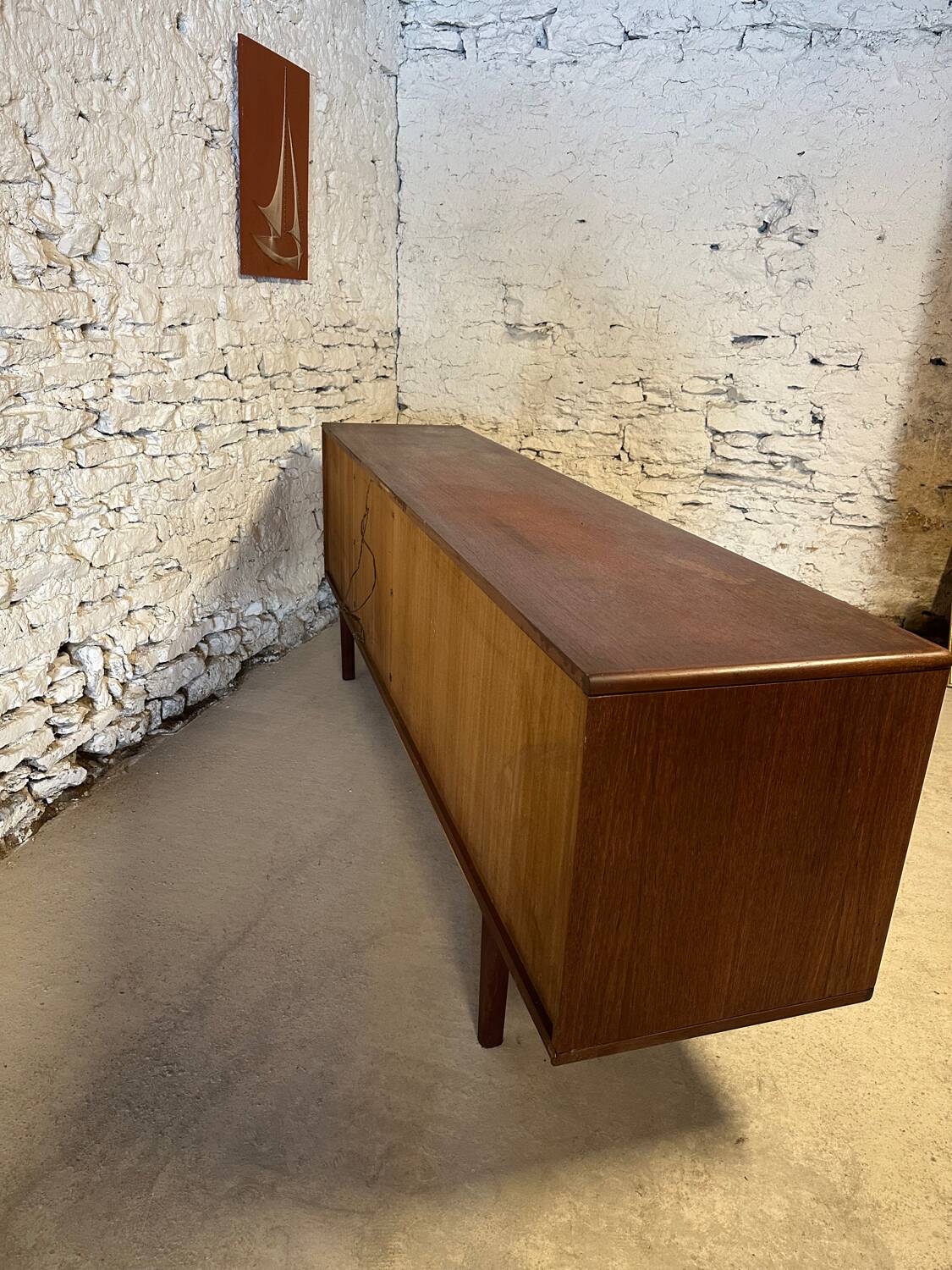 Enfilade scandinave vintage en teck