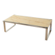 1970s Onyx Marble Coffee Table, Chrome Frame