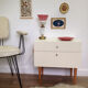 Opaline lamp 50s