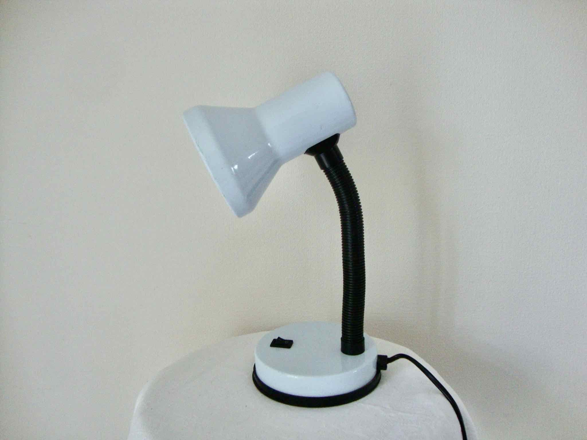Vintage layette blue office lamp