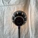 Vintage flexible desk lamp in black and chrome metal