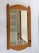 Miroir mural pin massif vintage