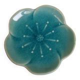 Turquoise flower jewelry storage cup stamped LBMDJ