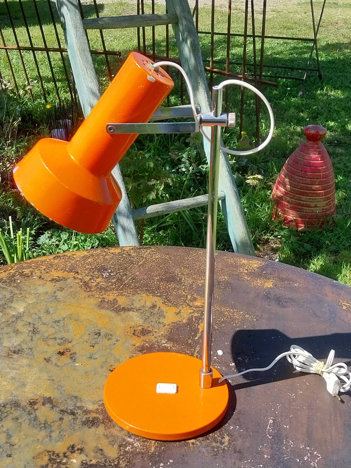Orange lamp from the 70s