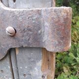 Wooden barn cellar or outbuilding door