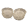 Set of 10 small crystal bowls from Val Saint Lambert.