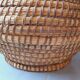 Old straw and bramble cache pot from 1950