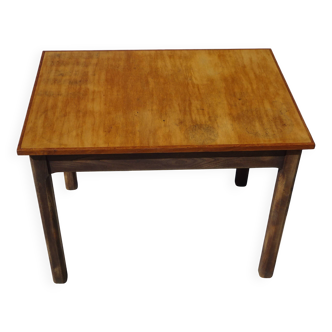Table d'auberge en chêne et placage