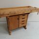 Vintage industrial workbench