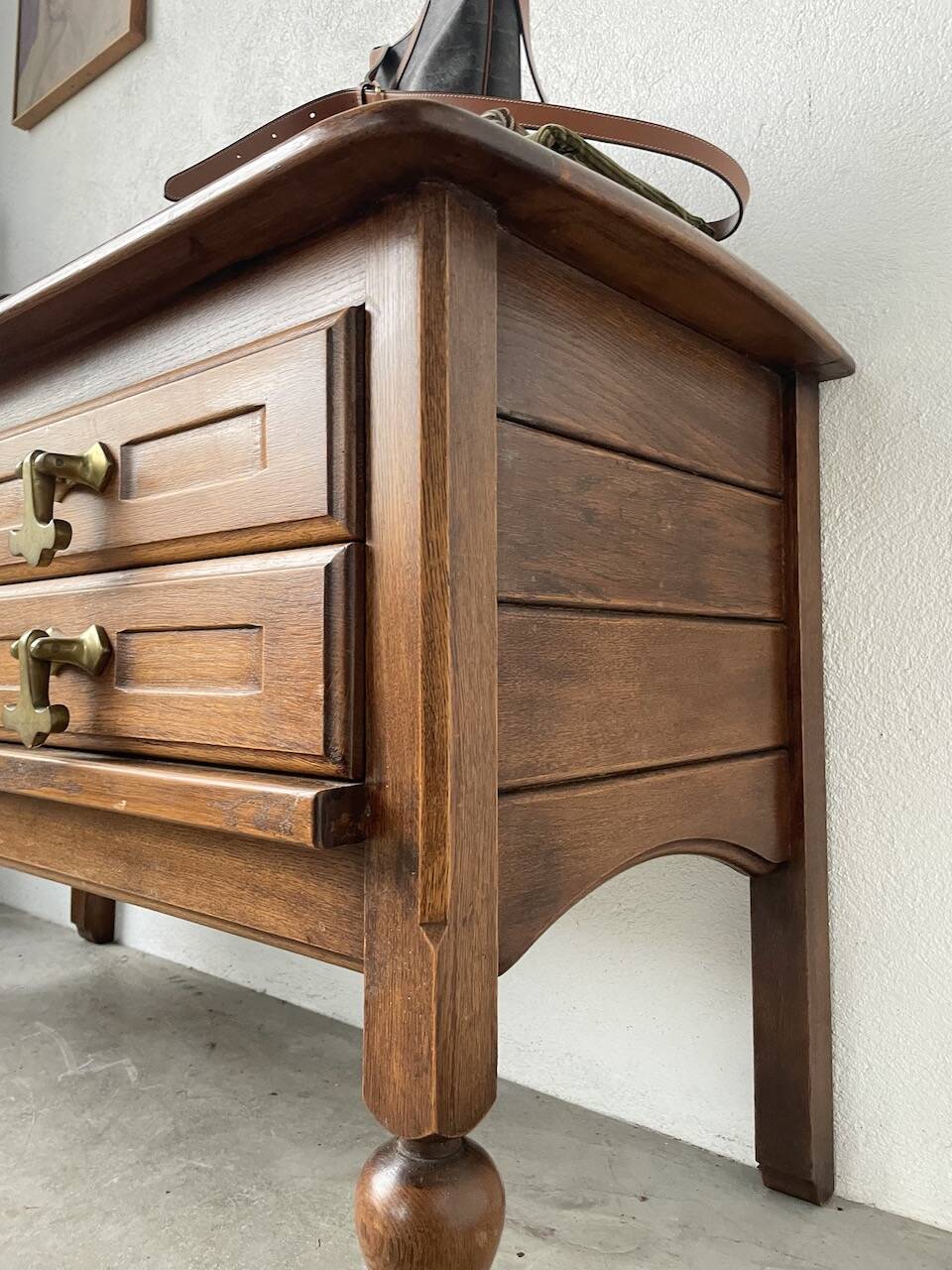 Guillerme and Chambron oak chest of drawers