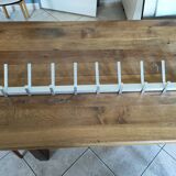 70s aluminum coat rack