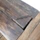 Banc d'église coffre en bois XVIIIème