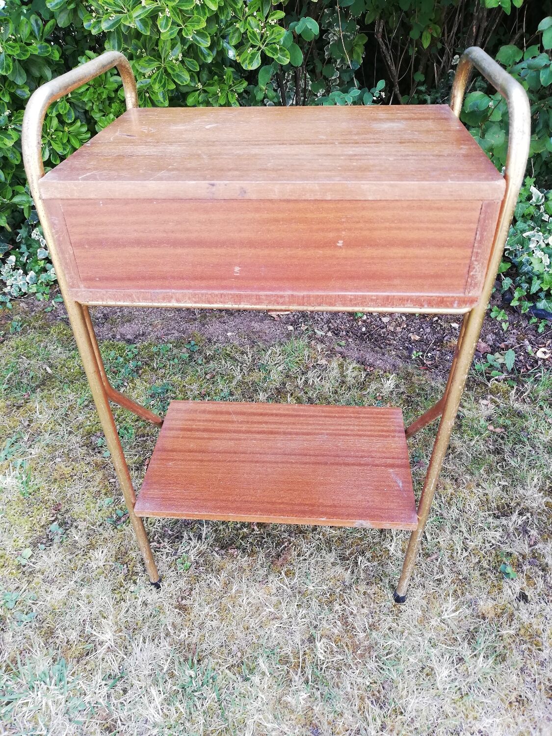 Side table, vintage bedside table