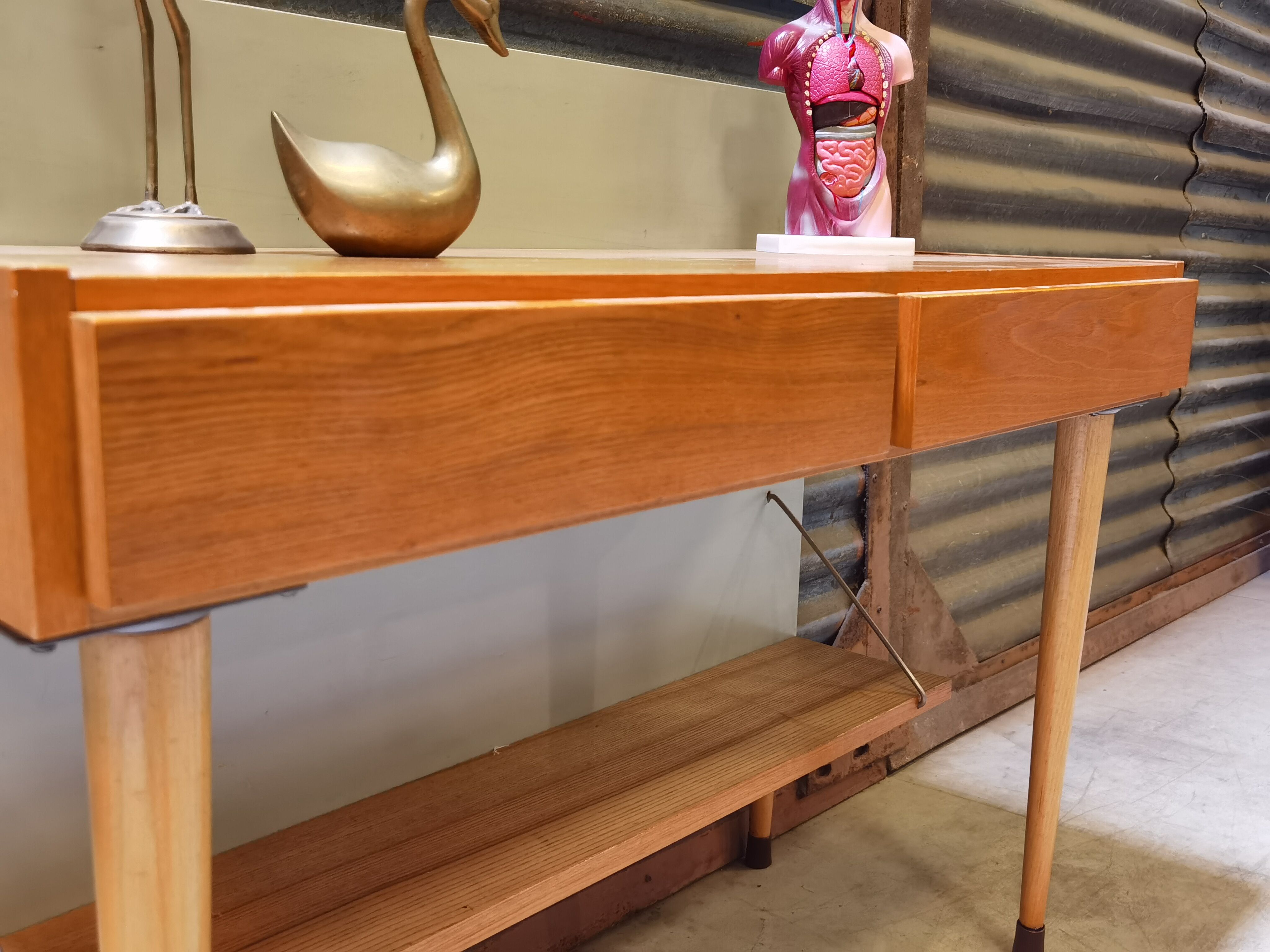Entrance wall console or small Czech accent furniture year 70