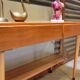 Entrance wall console or small Czech accent furniture year 70