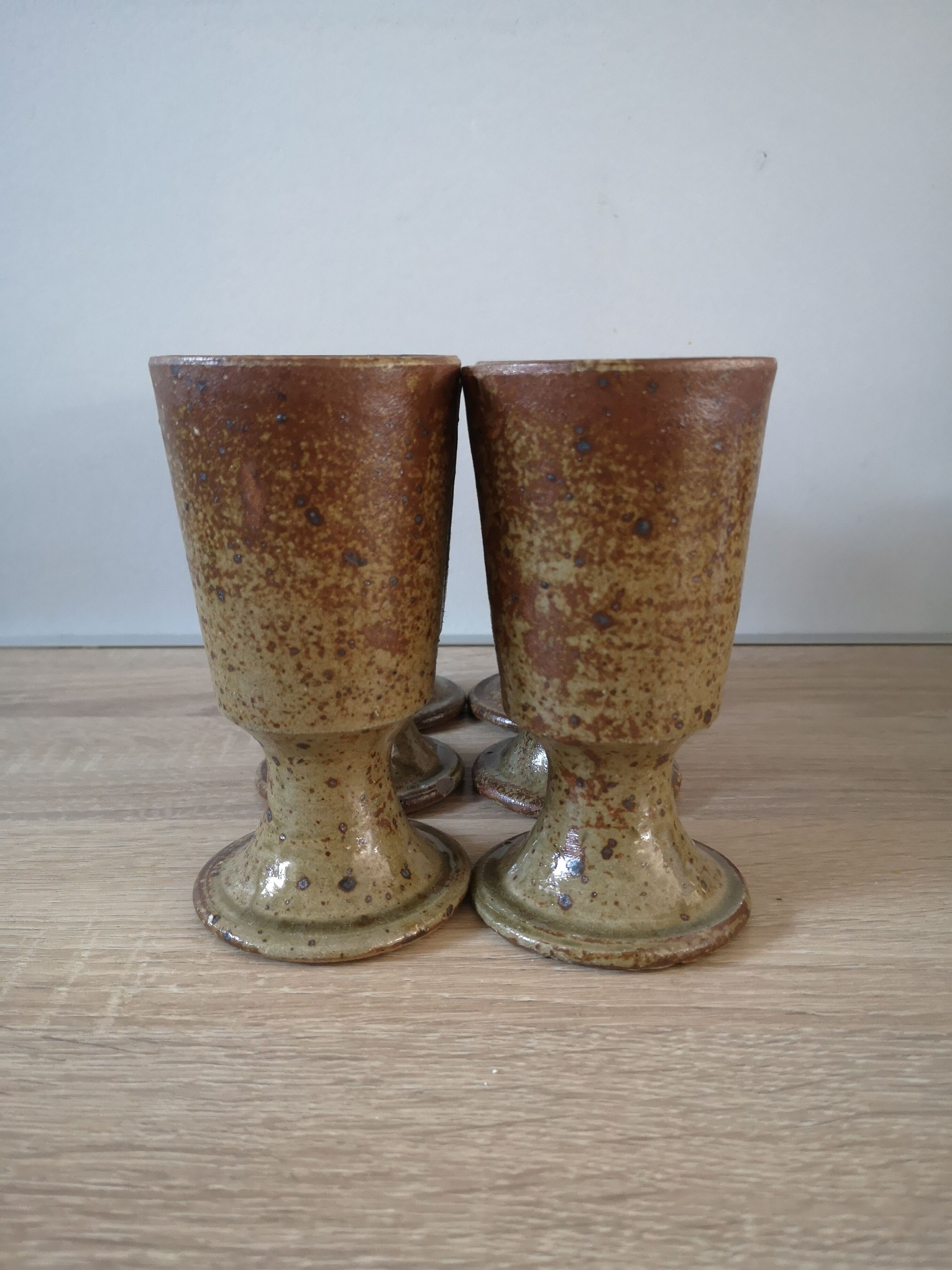 Lot of 6 pyrite mazagrans