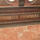 Pediment or top of furniture in natural wood XIX century