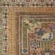 Ancient Asian rug in cotton and wool, fine knot, 77 x 54 in.