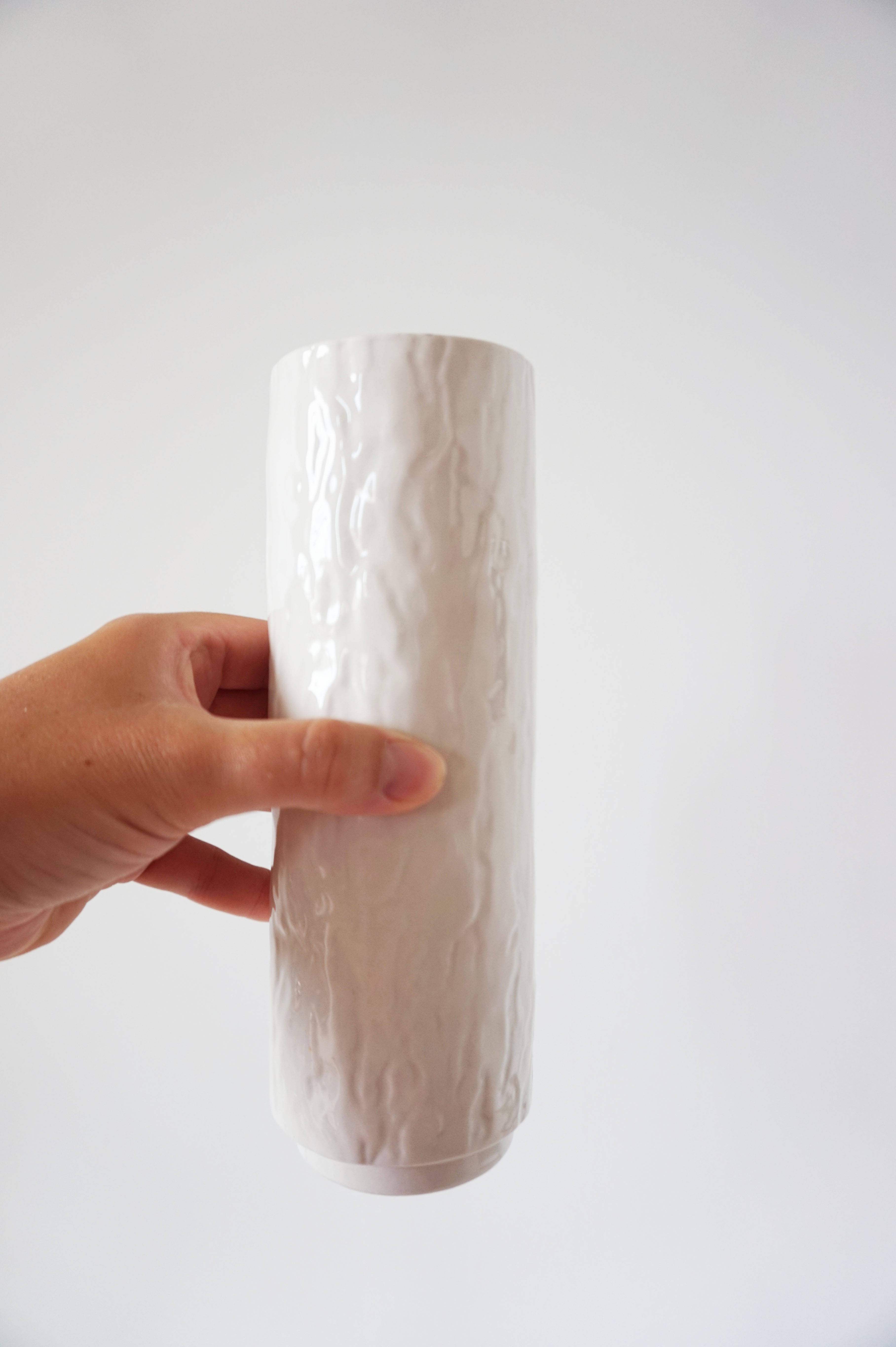 Vase textured roll 1960 Sgrafo Germany