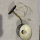 Black metal and brass desk lamp