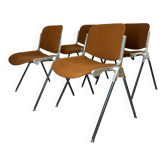 Chaises Agorà conçues par Paolo Favaretto pour Emmegi, années 1970