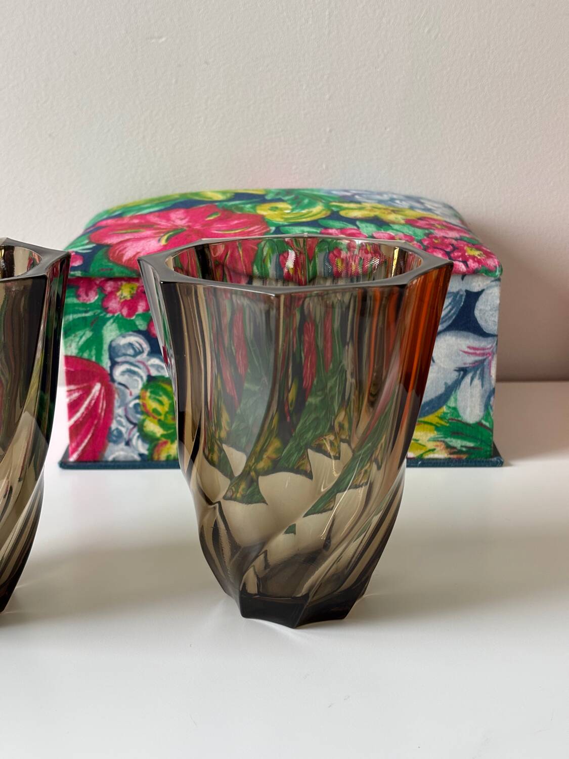 Vase en verre fumé Luminarc