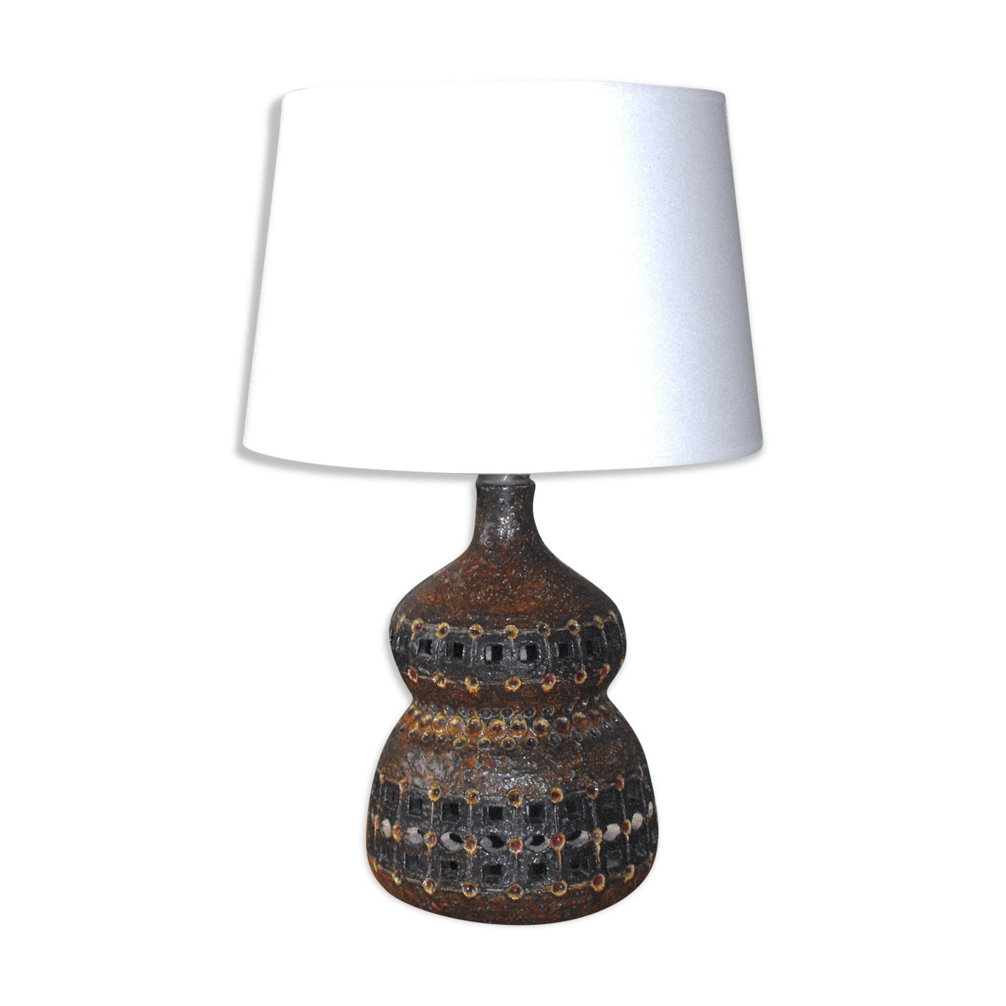 Ceramic lamp by Raphael Giarrusso 1926 - 1986