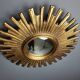 Vintage sunburst mirror, 1960s