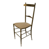 Chaise Italienne en laiton vers 1960