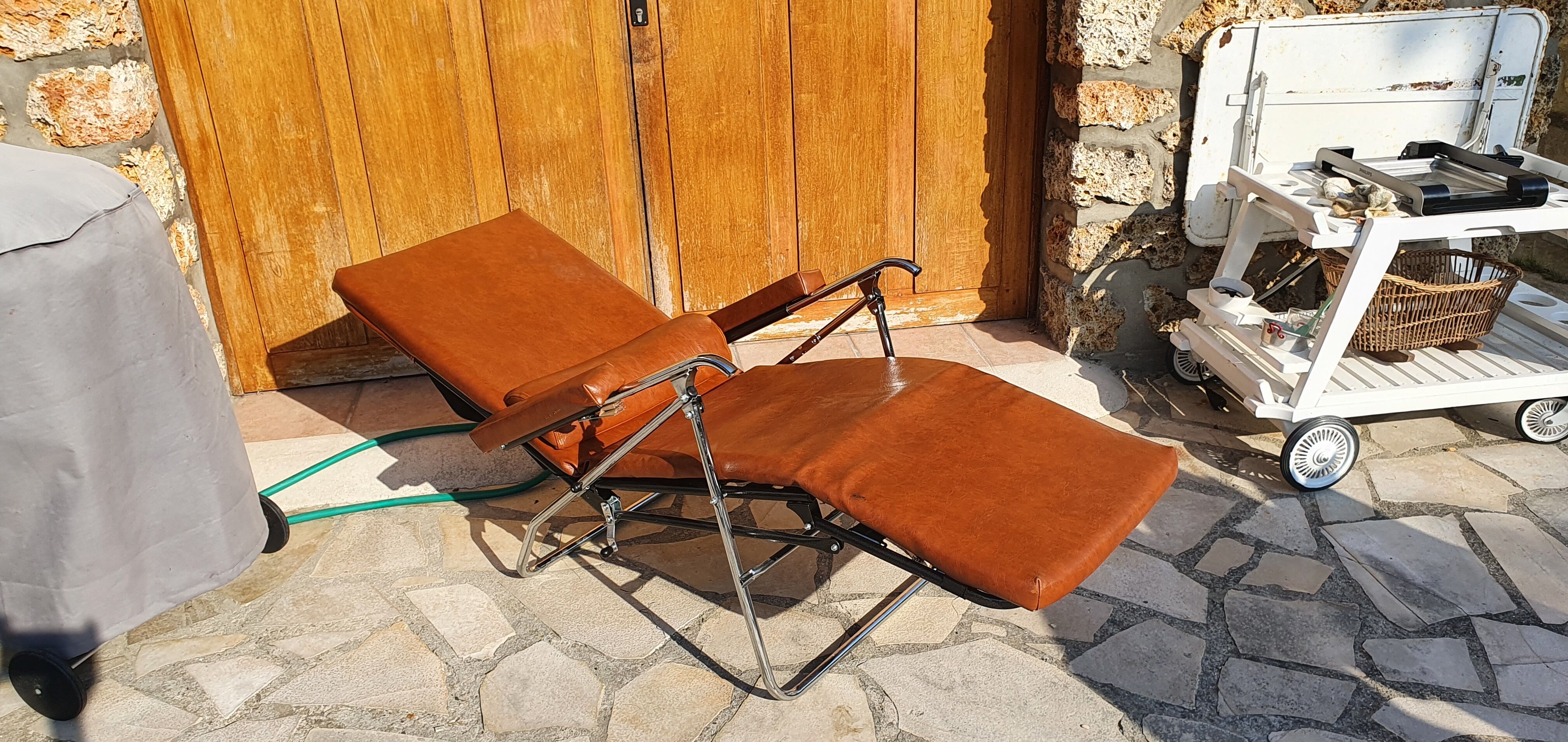 Fauteuil relax pliant vintage