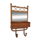 Wall shelf, rattan towel rack