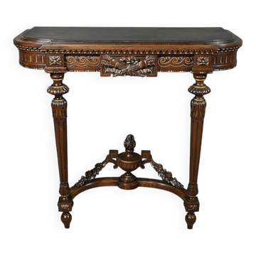 Walnut Console Planter, Louis XVI Style – Mid-19th Century