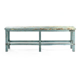 Patinated wooden console