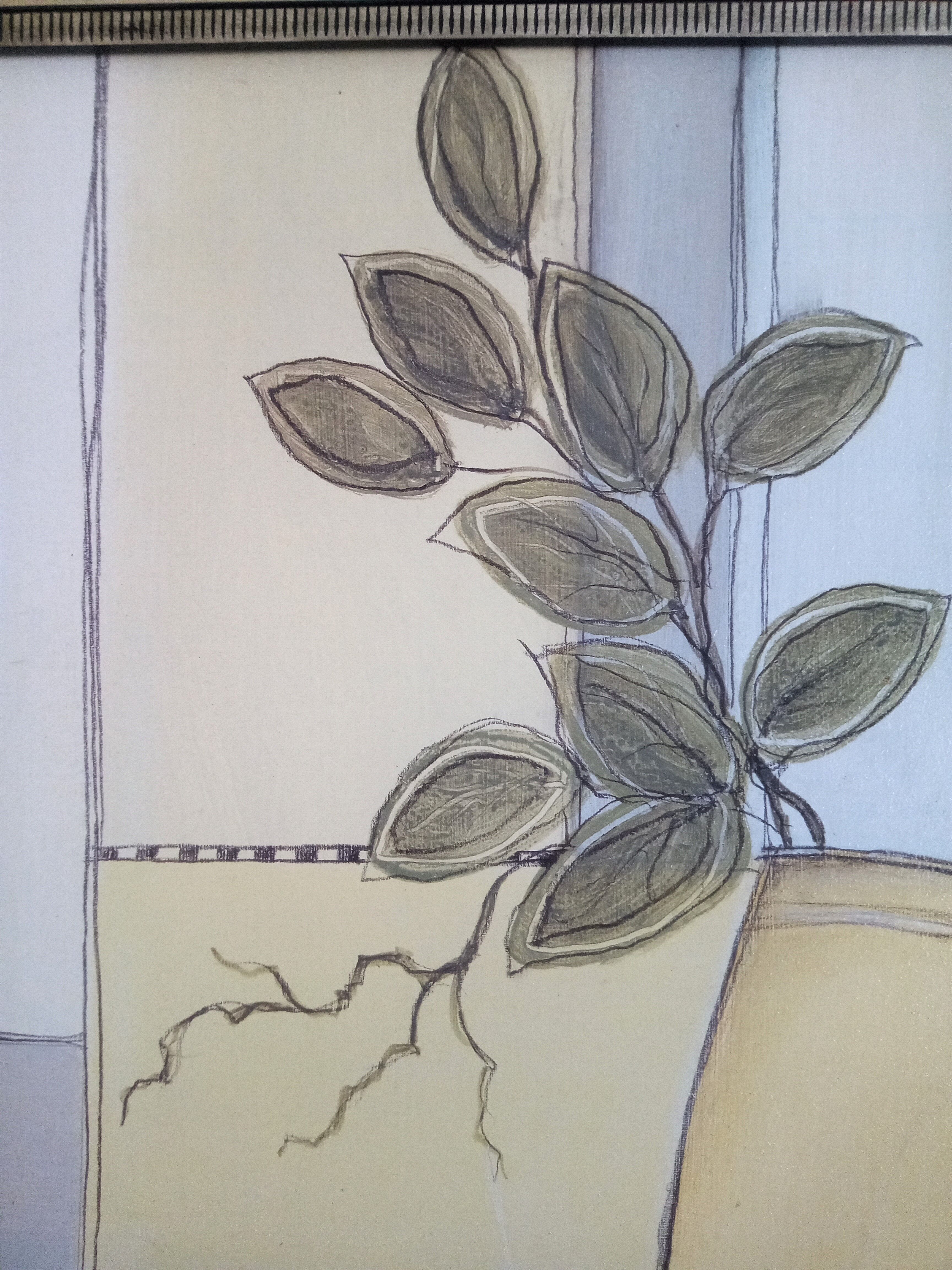 Still life with vase and flowers, oil on panel signed Dlawe Gisku, year 2001