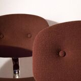 Set of 4 chairs pierre paulin steelcase strafor