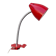 Vintage red hala zeist clamp spot lamp