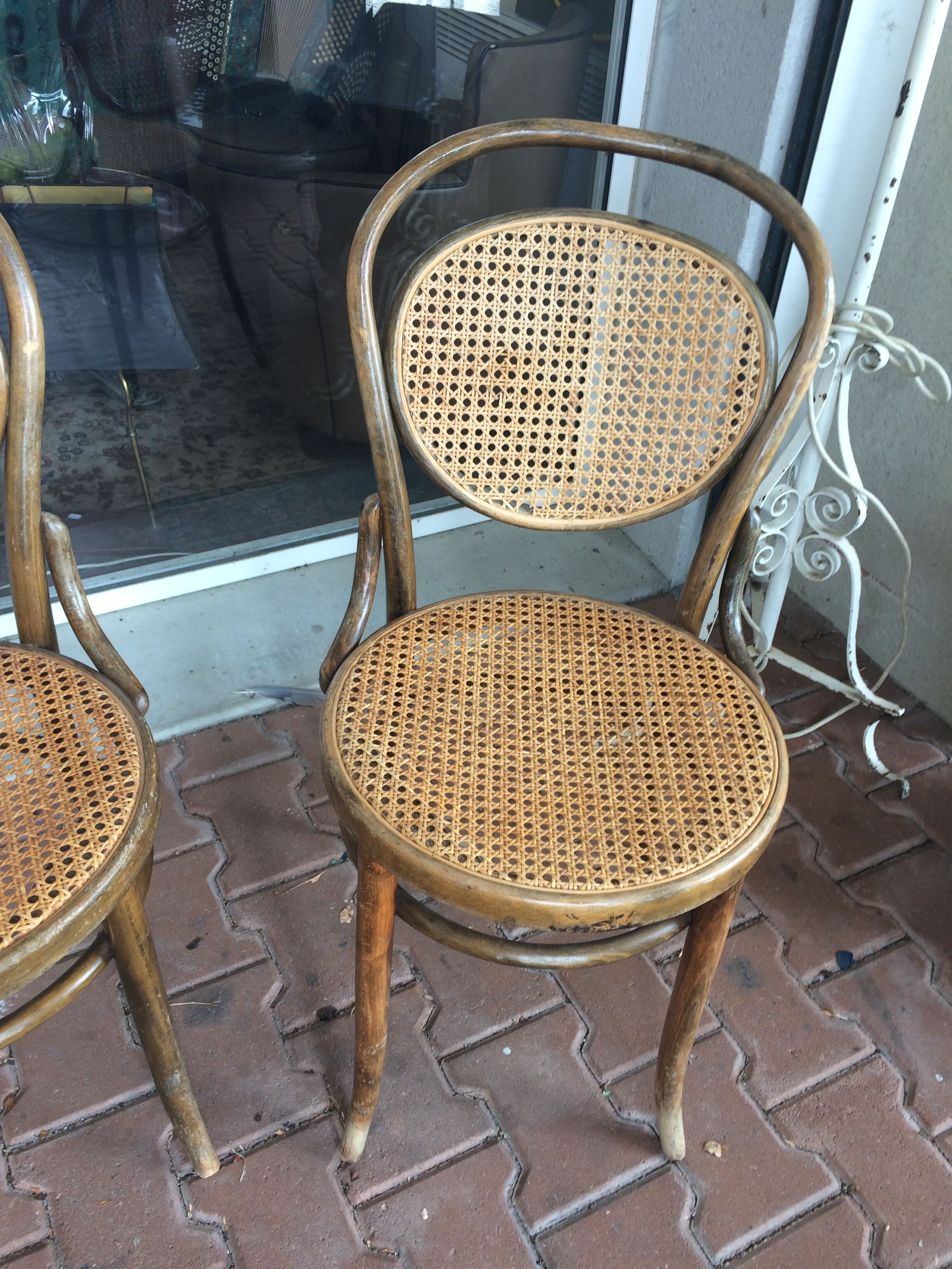 Paire de chaise bistrot
