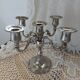 5-headed metal candlestick