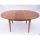 Table ronde à repas et ses 4 chaises vintage scandinave
