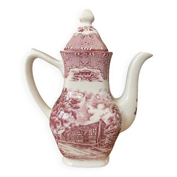 Cafetière / théière faïence anglaise Grindley