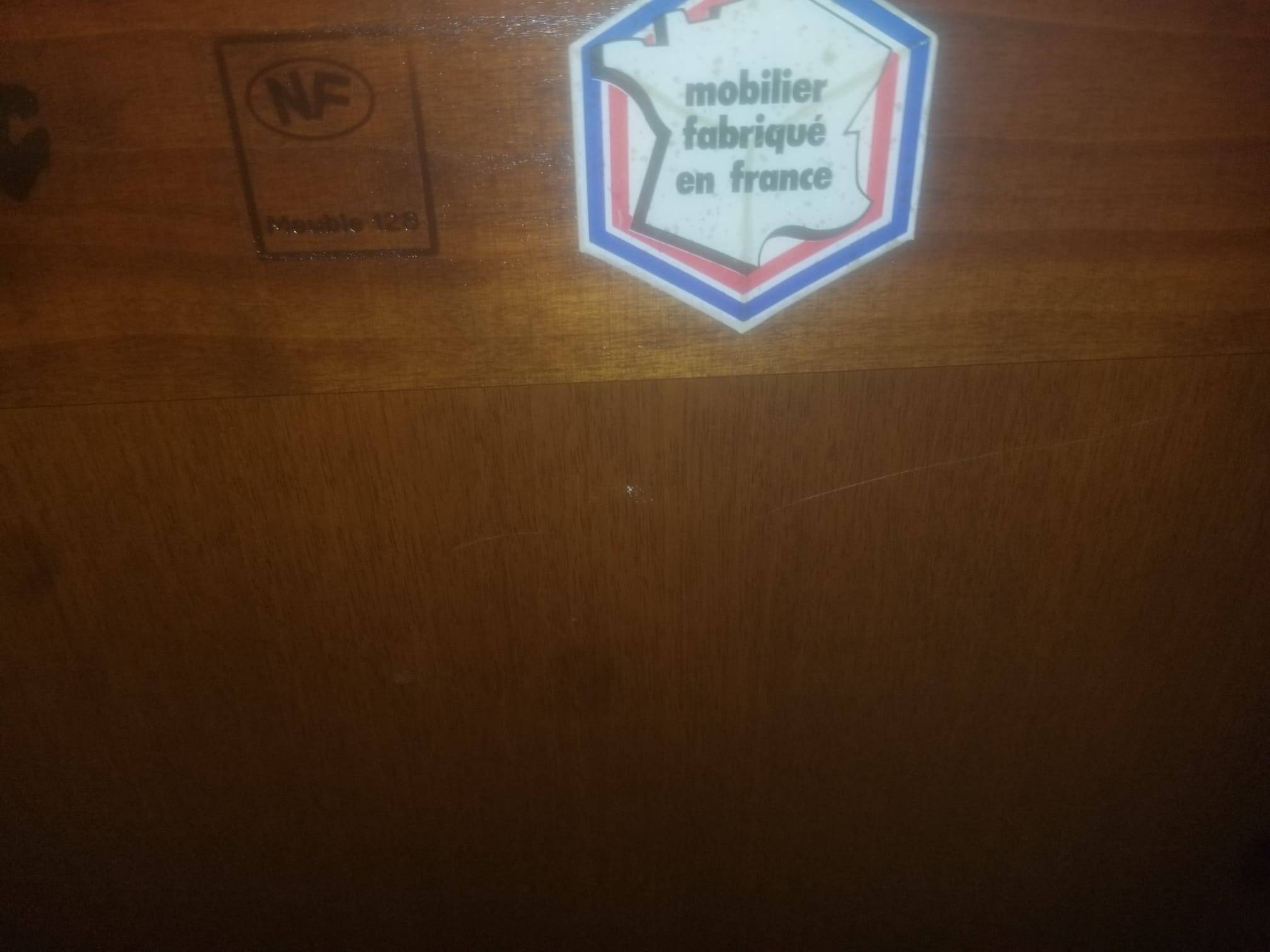 Meuble enfilade bois merisier