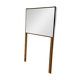 Vintage 1960s solid wood standing mirror