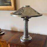 Lampe de table en relief Art Déco, France, vers 1920