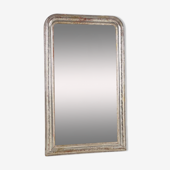 Silver gilt mirror