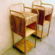 Vintage metal bedside table
