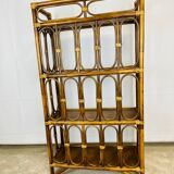 Rattan shelf